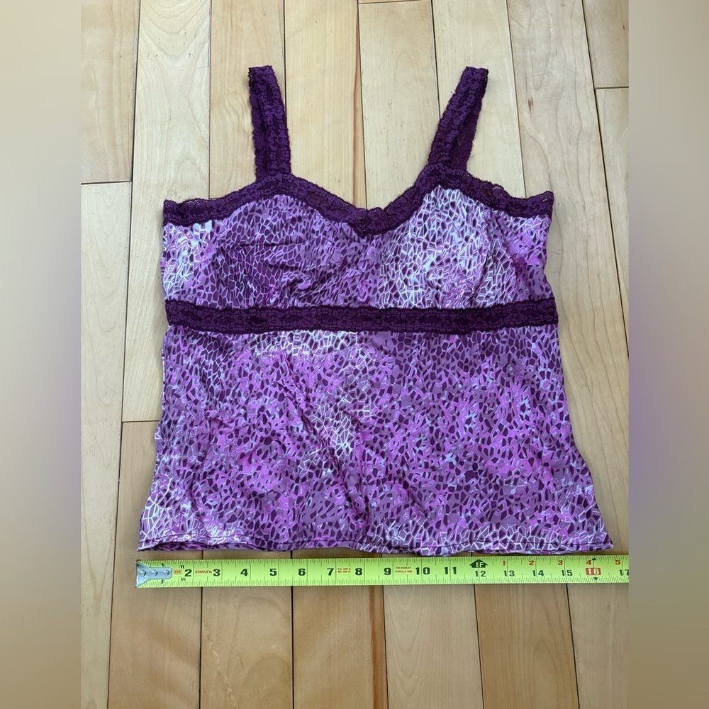 VINTAGE BOB MACKIE silk and lace camisole